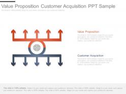 Value proposition customer acquisition ppt sample