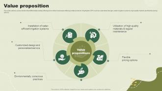 Value Proposition Green Landscaping Startup Go To Market Strategy GTM SS