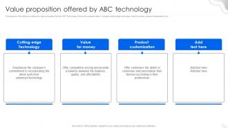Value Proposition Offered By Abc Technology Fitness Tracking Gadgets Fundraising Pitch Deck