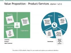 Value proposition product services ppt powerpoint presentation show slide portrait