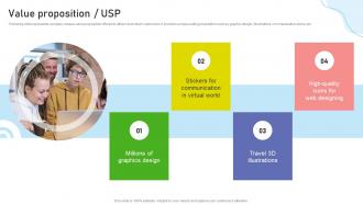 Value Proposition USP 3D Illustrations Investor Funding Elevator Pitch Deck