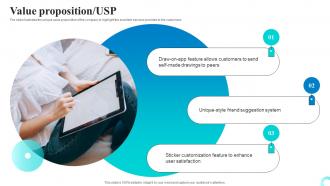 Value Proposition USP Messaging App Investor Funding Elevator Pitch Deck