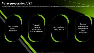 Value Proposition USP Nvidia Investor Funding Elevator Pitch Deck