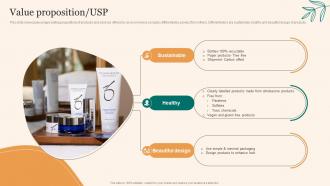 Value Proposition USP Organic Products Company Investor Funding Elevator Pitch Deck