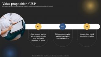 Value Proposition USP Social Networking Platform Investor Funding Elevator Pitch Deck