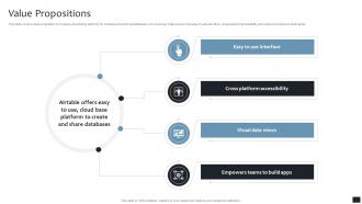 Value Propositions Data Structure Software Company Investor Pitch Deck