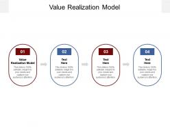 Value realization model ppt powerpoint summary example introduction cpb
