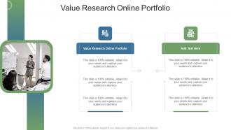 Value Research Online Portfolio In Powerpoint And Google Slides Cpb