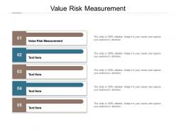 Value risk measurement ppt powerpoint presentation icon graphics tutorials cpb