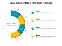 Value segmentation marketing analytics ppt powerpoint presentation portfolio cpb