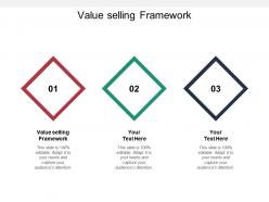 Value selling framework ppt powerpoint presentation visual aids example 2015 cpb