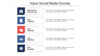 Value social media society ppt powerpoint presentation clipart cpb