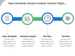 Value Standards Decision Analysis Decision Rights Design Approach