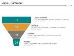 Value statement ppt powerpoint presentation gallery files cpb