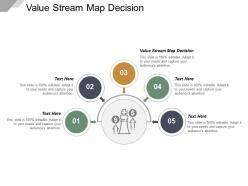 Value stream map decision ppt powerpoint presentation infographic template example topics cpb