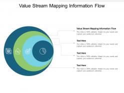 Value stream mapping information flow ppt powerpoint presentation infographics infographics cpb
