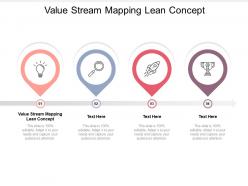 Value stream mapping lean concept ppt powerpoint presentation ideas cpb