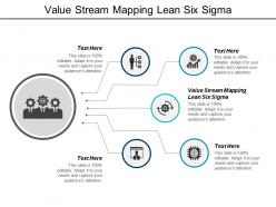 Value stream mapping lean six sigma ppt powerpoint presentation model elements cpb