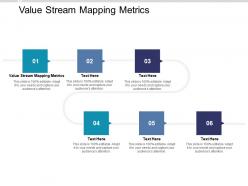 Value stream mapping metrics ppt powerpoint presentation ideas graphics cpb