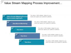 Value stream mapping process improvement approach data based marketing cpb