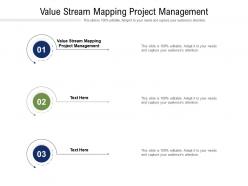 Value stream mapping project management ppt powerpoint presentation summary files cpb