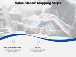 Value stream mapping steps ppt powerpoint presentation model example topics cpb