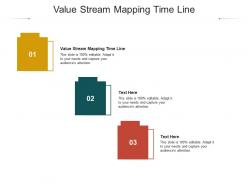 Value stream mapping time line ppt powerpoint presentation show pictures cpb