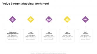Value Stream Mapping Worksheet In Powerpoint And Google Slides Cpb