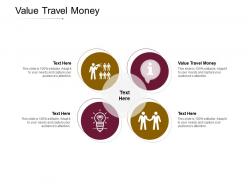 Value travel money ppt powerpoint presentation outline designs download cpb