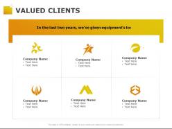 Valued clients ppt powerpoint presentation pictures design inspiration