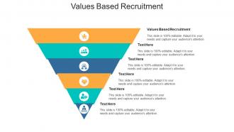 Values based recruitment ppt powerpoint presentation infographic template layout ideas cpb