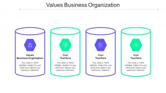 Values Business Organization Ppt Powerpoint Presentation Show Picture Cpb
