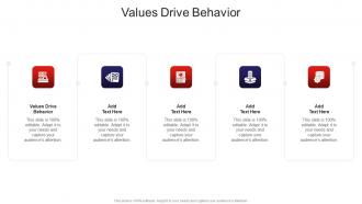 Values Drive Behavior In Powerpoint And Google Slides Cpb