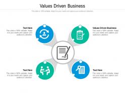 Values driven business ppt powerpoint presentation summary guide cpb