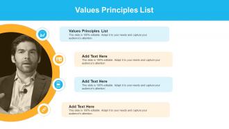 Values Principles List In Powerpoint And Google Slides Cpb