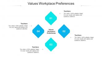 Values workplace preferences ppt powerpoint presentation file graphic images cpb