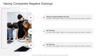 Valuing Companies Negative Earnings In Powerpoint And Google Slides Cpb