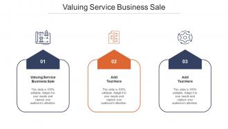 Valuing Service Business Sale Ppt Powerpoint Presentation Gallery File Cpb