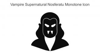 Vampire Supernatural Nosferatu Monotone Icon In Powerpoint Pptx Png And Editable Eps Format