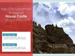 Van city landmark image of hosap castle powerpoint presentation ppt template