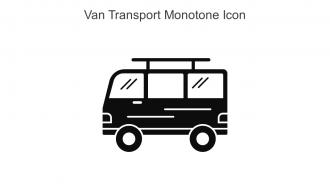 Van Transport Monotone Icon In Powerpoint Pptx Png And Editable Eps Format