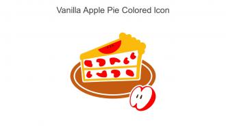 Vanilla Apple Pie Colored Icon In Powerpoint Pptx Png And Editable Eps Format