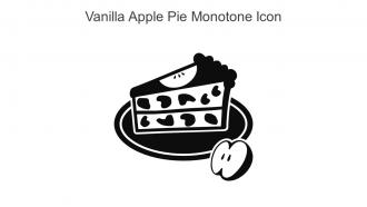 Vanilla Apple Pie Monotone Icon In Powerpoint Pptx Png And Editable Eps Format