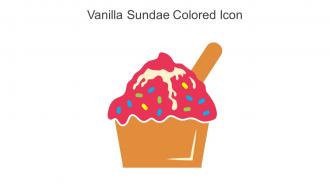 Vanilla Sundae Colored Icon In Powerpoint Pptx Png And Editable Eps Format