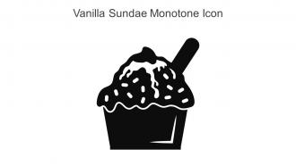 Vanilla Sundae Monotone Icon In Powerpoint Pptx Png And Editable Eps Format