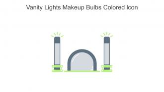 Vanity Lights Makeup Bulbs Colored Icon In Powerpoint Pptx Png And Editable Eps Format