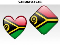 Vanuatu country powerpoint flags