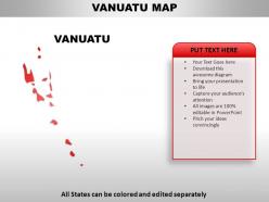 Vanuatu country powerpoint maps