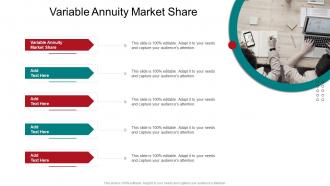 Variable Annuity Market Share In Powerpoint And Google Slides Cpb