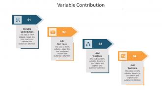 Variable Contribution Ppt Powerpoint Presentation Infographic Template Slides Cpb